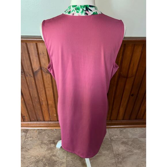 Womens Tommy Bahama Golf Tennis Resort Style Dress Mauve Pink 1/4 Zip Size‎ XL - Picture 5 of 9